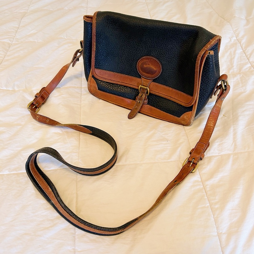90s Vintage Leather Dooney & Bourke Bag